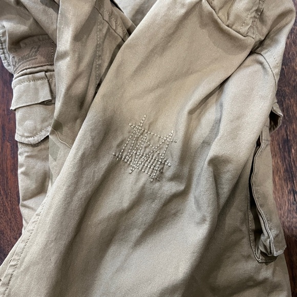 Men's Khaki Military Field Jacket - Picture 7 of 7